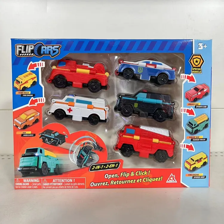 AULDEY/奥迪双钻酷变车队反反车5只装特种车套装XK