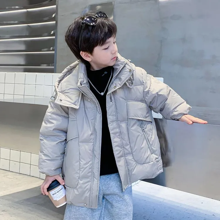 巴拉巴拉恩男童冬季羽绒服2024新款痞帅中大童儿童加厚冬款棉服男