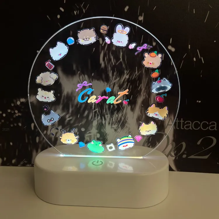 次人的世界原创小动物小夜灯高颜值台灯氛围感简约发光透明创意