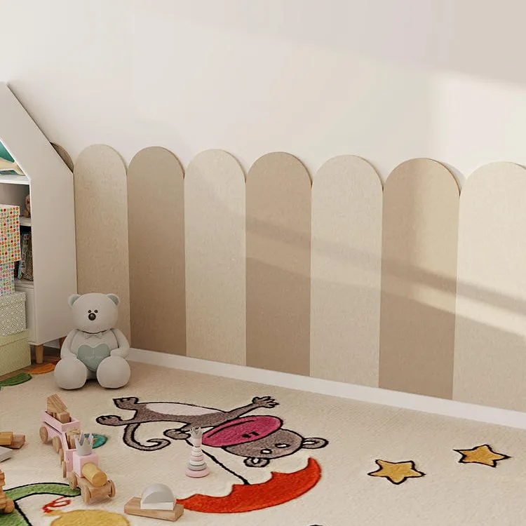 防撞毛毡墙贴加厚彩色墙板优质装饰幼儿园隔音防护免打孔易粘贴