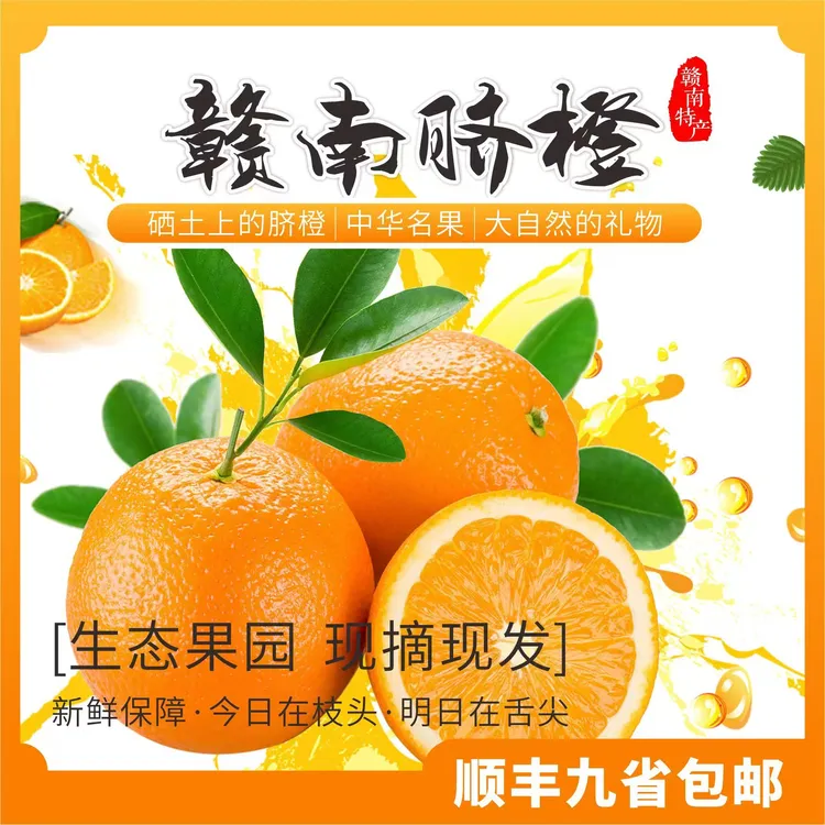 【赣南脐橙】20斤装 新鲜赣南脐橙 现摘现发 顺丰包邮