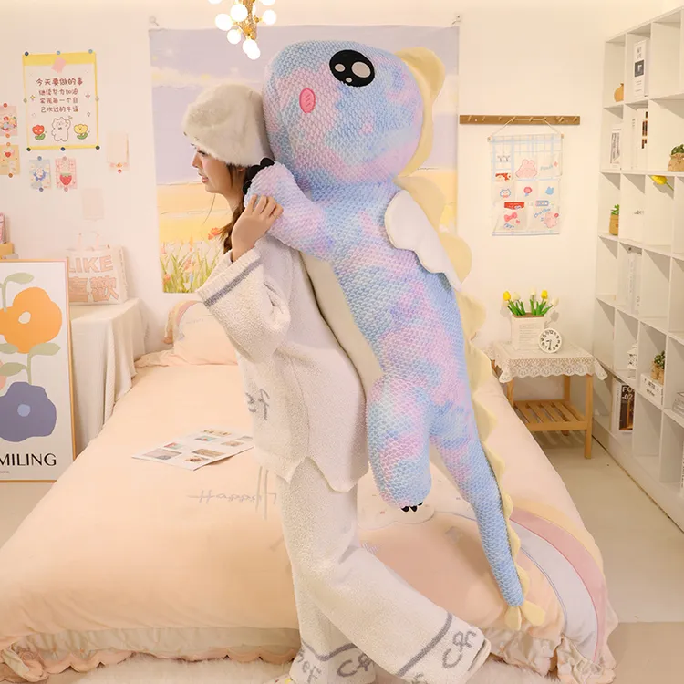 多巴胺天使宝宝龙玩偶恐龙公仔毛绒玩具女生礼物夹腿睡觉长条抱枕