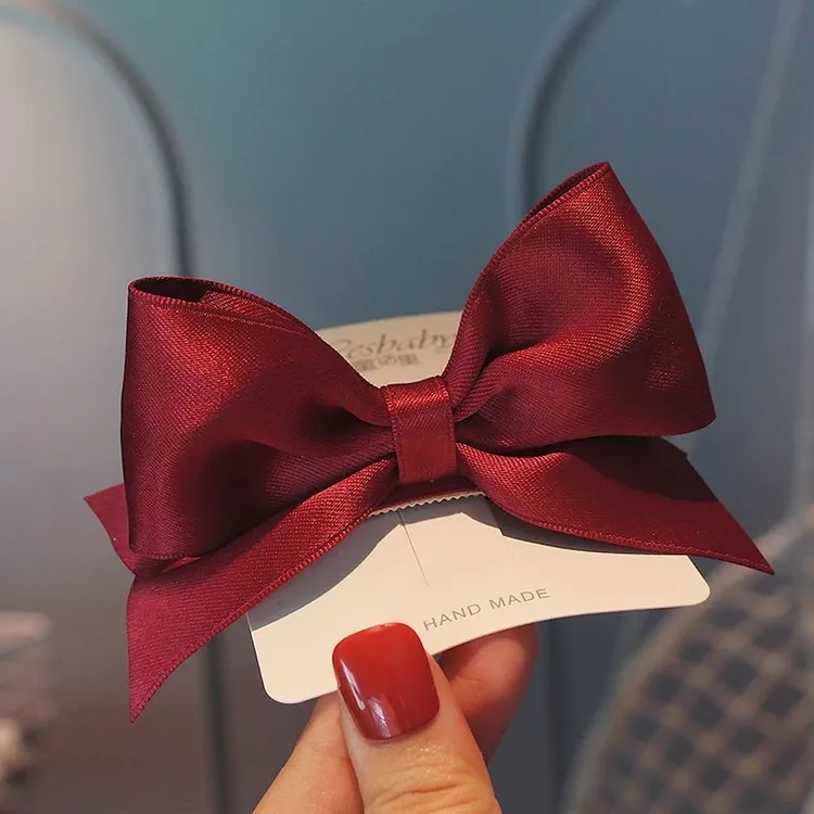 日韩新款网红立体红色发夹淑女发卡小女孩公主可爱宝宝夹子发饰