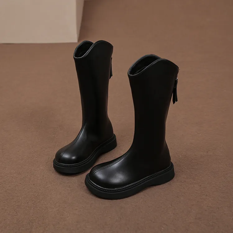 23-37码女童儿童长靴子春秋款宝宝长筒靴2024新款小女孩高筒公主