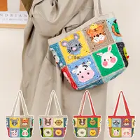 雪球diy手工编织沁柔十二生肖单肩包材料包棉线针织大容量毛线包