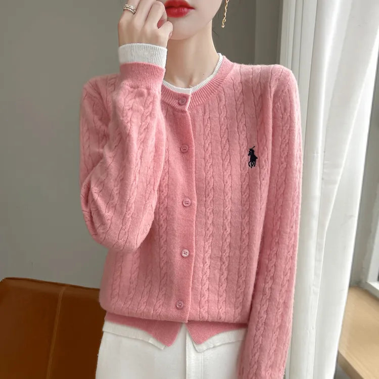 加厚！长袖羊毛针织衫纯色休闲百搭薄款简约宽松假两件N458  通