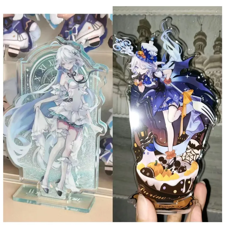 原神高颜值15cm立牌摆件芙宁娜好看桌面装饰礼物送朋友闺蜜ins风