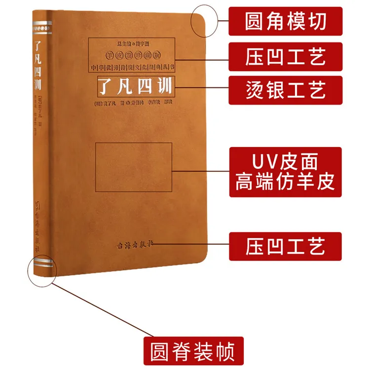 了凡四训正版白话文注释翻译评注齐善鸿解读羊皮卷珍藏版一函一册