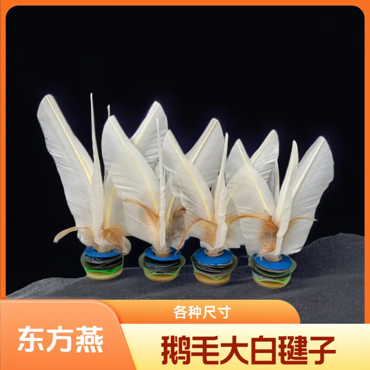 大白毽成人围踢健身比赛橡胶疙瘩底结实耐踢初学者娱乐锻炼踢毽子