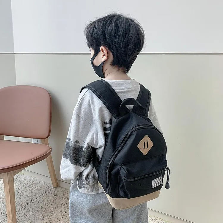 极简日系幼儿园男童书包儿童旅行包时尚春游研学女孩宝宝背包休闲