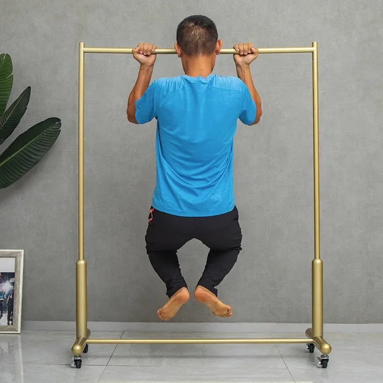 服装店展示架挂衣架童装龙门耐用专用衣服杆陈列摆摊移动轮落地式