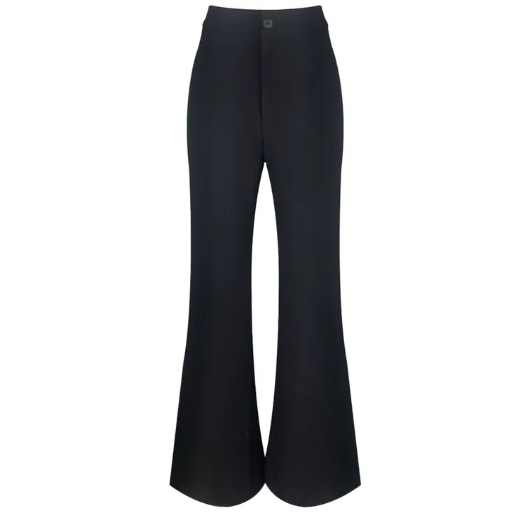 西装裤2023新款黑色微喇裤百搭垂感高腰遮胯遮肉显瘦显高休闲裤