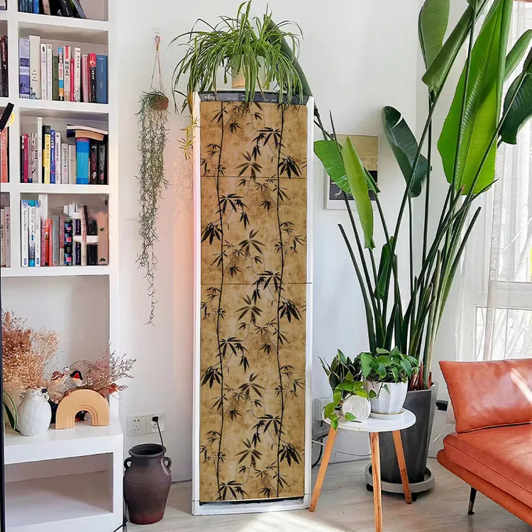 空调贴纸翻新改色美化贴立式旧空调挂机内机外壳面板翻新装饰贴膜