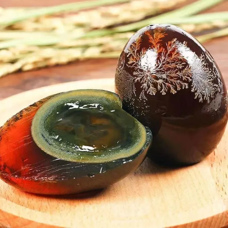 【精选新鲜松花皮蛋】溢流想皮蛋松花蛋溏心无铅工艺溏心皮蛋生态