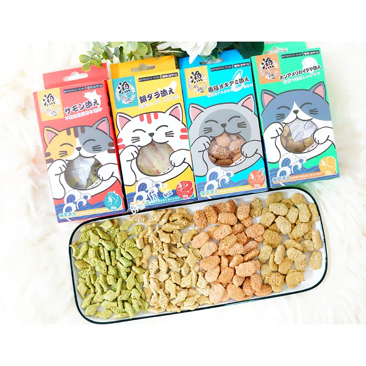 临期特价 渔晓吃成幼猫磨牙饼干猫薄荷去毛球洁齿猫零食 90g