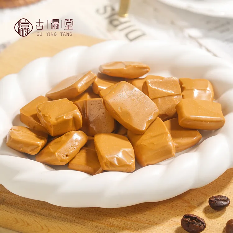 空气感实足的咖啡糖！奶糖丝滑软糖果拿铁丝滑奶糖女性健康小零食