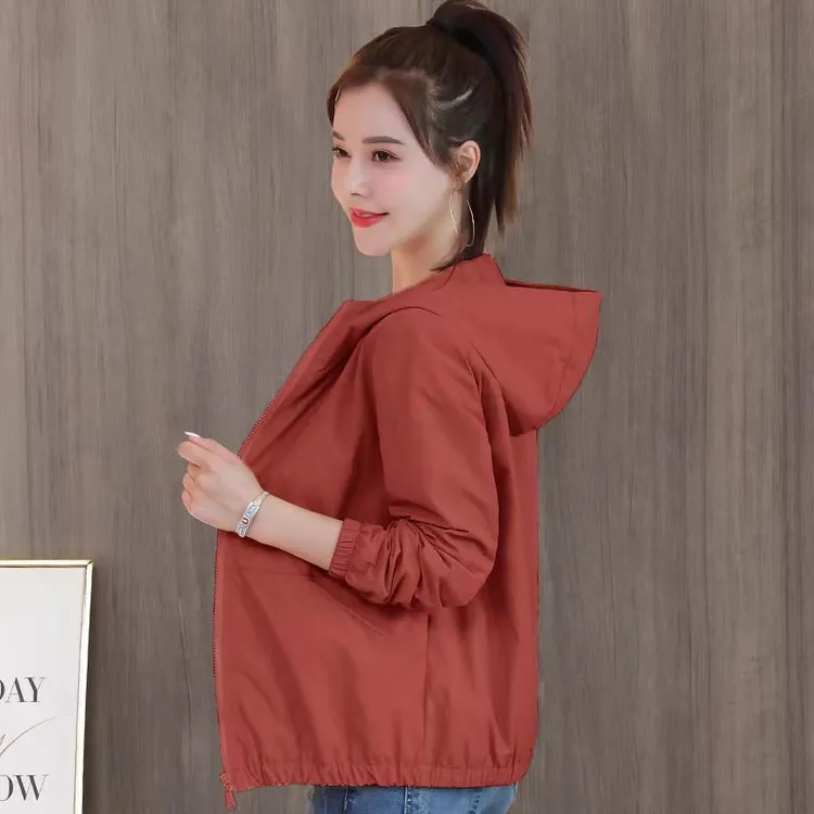 新款休闲洋气上衣短外套时尚大口袋宽松春季高档短款外套显瘦百搭