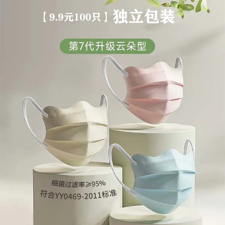 TSW/特斯威夏季护眼角时尚透气一次性网红潮流轻薄高颜值少女口罩