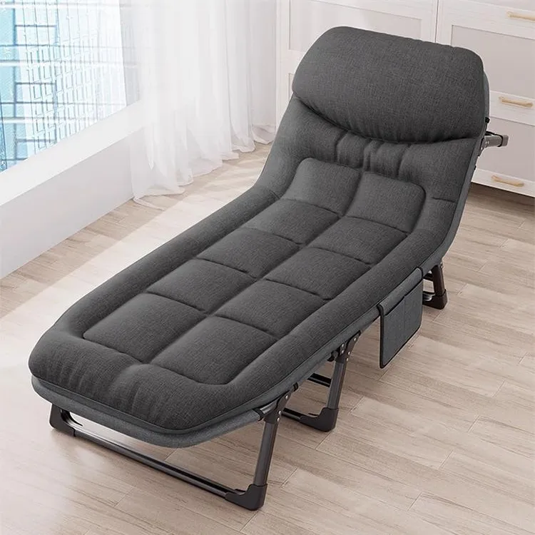 折叠午休床办公室午休折叠床午睡躺椅单人简易户外露营椅子沙发床