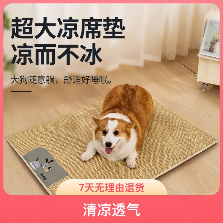 夏季新款猫狗凉席垫夏天宠物四季通用宠物冰垫爬行狗狗夏天凉垫