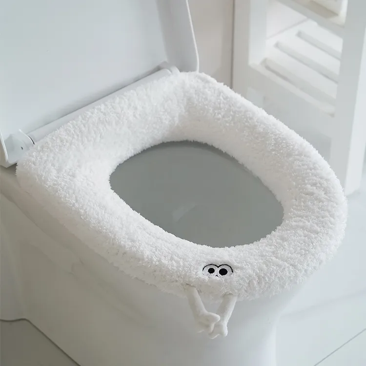 秋冬季加厚云朵绒通用马桶垫坐便垫圈家用可水洗坐便套坐便器垫子