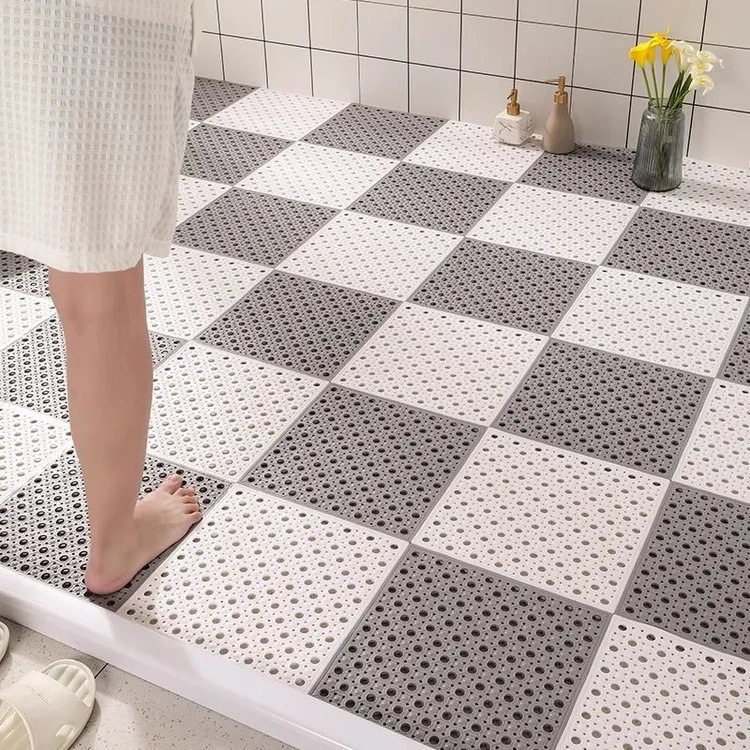 浴室洗澡防滑垫拼接地垫厕所洗澡间高档家用环保加厚老人防摔专用