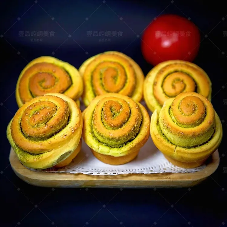 香豆烤馍香酥甜馍馍甘肃特产特色小吃西北风味平凉烤花馍烤花卷