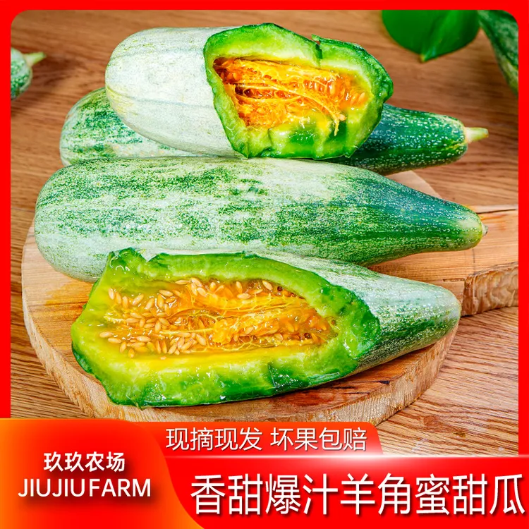 【坏果包赔】山东羊角蜜甜瓜脆甜可口水果新鲜当季瓜3/4.5斤