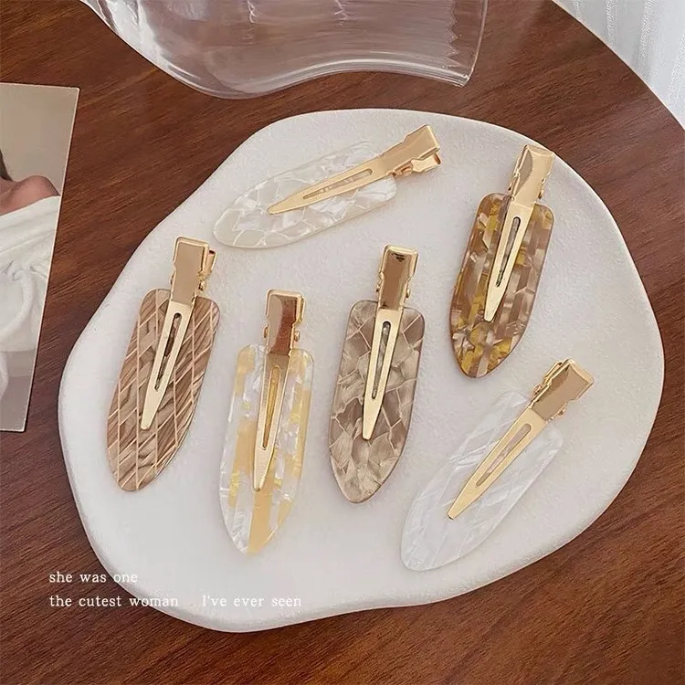 无痕发夹女夏季侧边碎发刘海夹子头饰洗脸化妆敷面膜一字鸭嘴新款