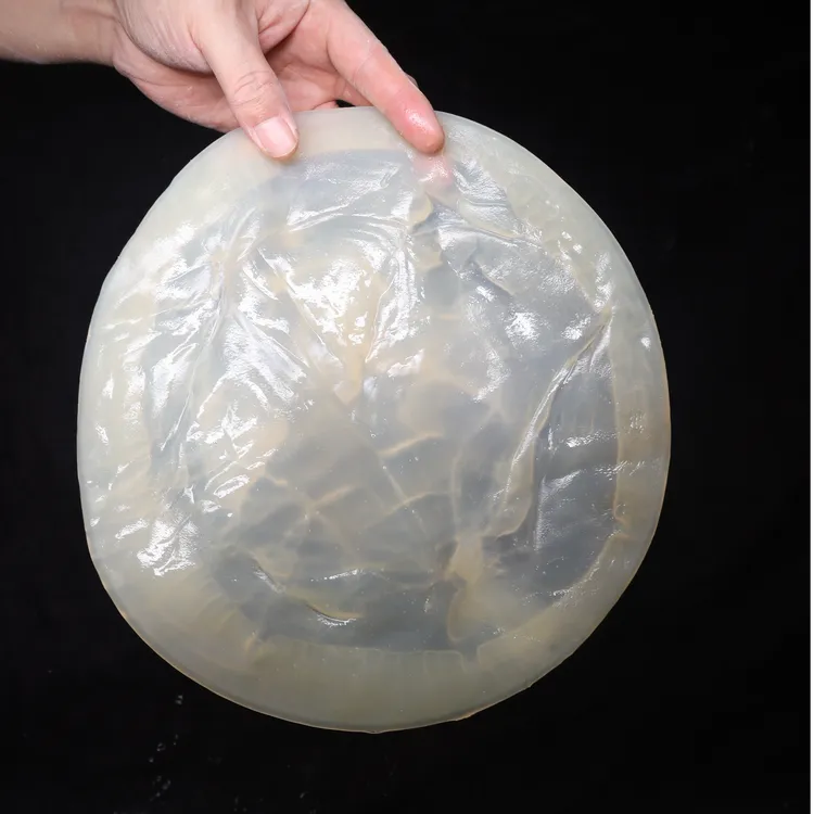 【白色提干皮】舟山三矾海蜇皮 三矾提干皮5斤桶装包邮