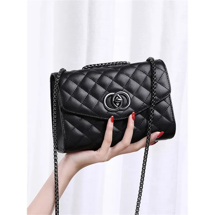 TOUCH MISS轻奢时尚链条包2023新款春季潮流小方包休闲单肩斜挎包