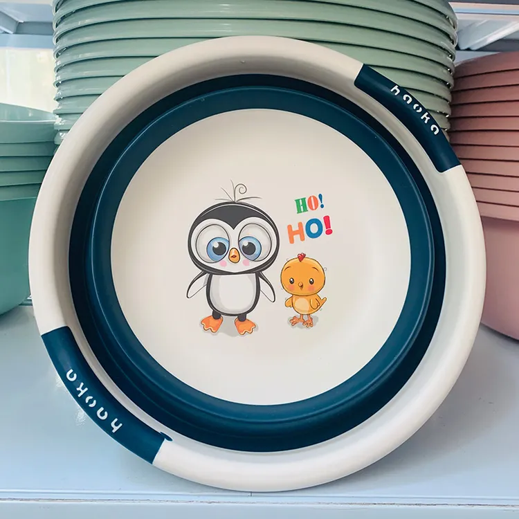 洗脸盆家用加厚便携式可折叠学生宿舍折叠盆洗脚洗衣服塑料盆子