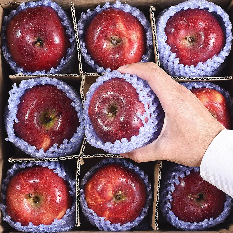 甘肃天水花牛苹果5/9斤新鲜水果当季整箱红面平果蛇果