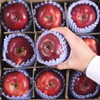 甘肃天水花牛苹果5/9斤新鲜水果当季整箱红面平果蛇果