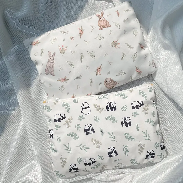 母婴收纳袋 宝宝新生儿用品尿布袋婴儿床边挂袋A类便携小包棉婴库