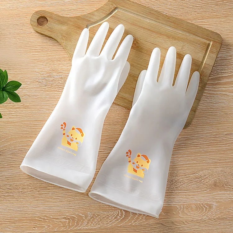 洗碗手套PVC女厨房耐用型家用加厚家务清洁刷衣服防水做饭专用