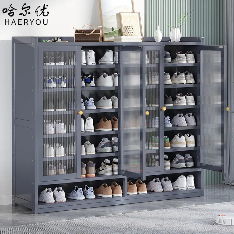 鞋柜大容量多层家用出租房屋防尘入户门口玄关收纳鞋架子简易鞋架