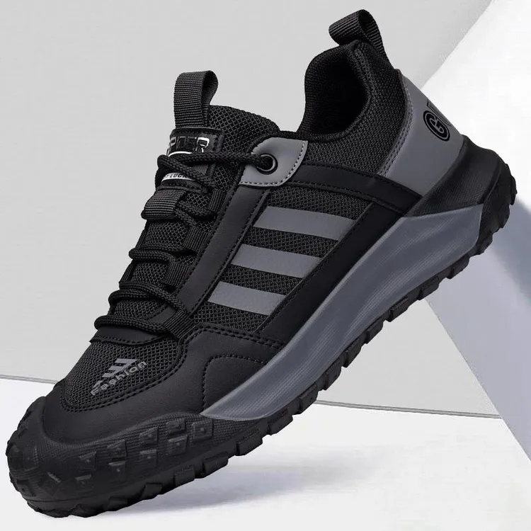 男鞋冬季新款网面透气防臭户外运动休闲鞋男初秋穿搭防滑透气男士