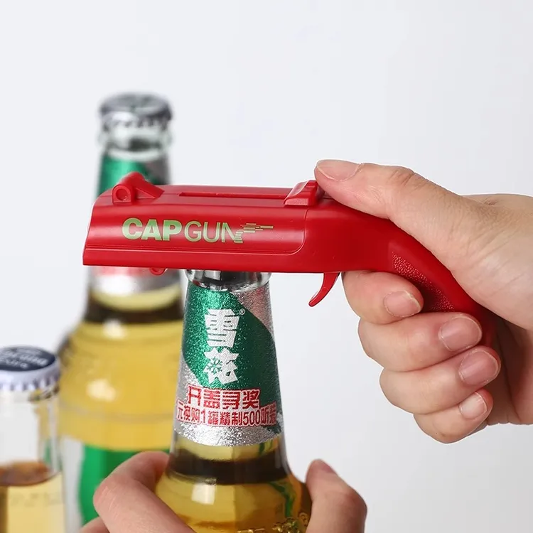 创意弹射开瓶器 抖音网红啤酒弹射起瓶器趣味个性发射开瓶启瓶器