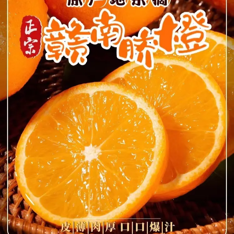 淘笑乐园正宗脐橙江西赣南脐橙应当季水果新鲜赣州脐橙橙冰糖橙