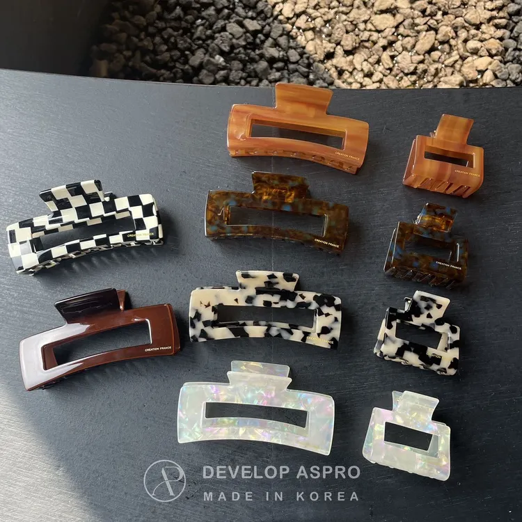 【现货  韩国CF醋酸】韩国新款抓夹正品爆款减龄洋气夹子A6-8-C54