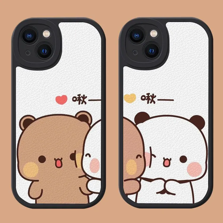 超火动漫新款布布一二情侣手机壳任意机型定制适用iPhone15/14/15