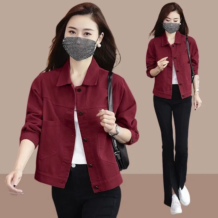 秋季出行外穿复古衣服外套女新款2023小个子百搭宽松洋气上衣