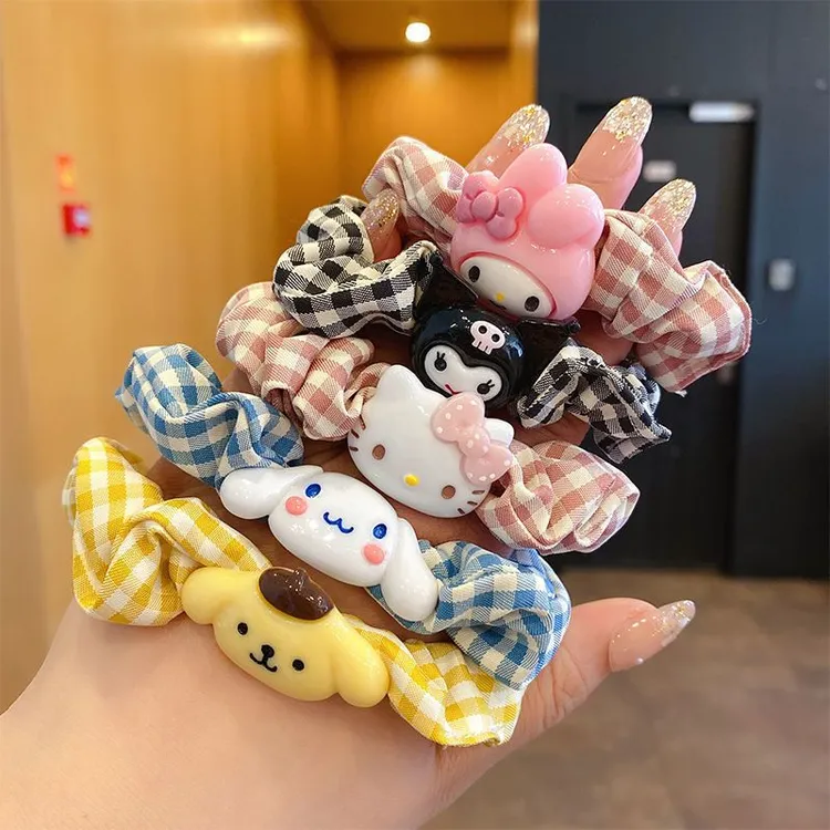 玉桂狗HelloKitty库洛米三丽鸥大肠发圈头绳发饰小皮筋送给男朋友