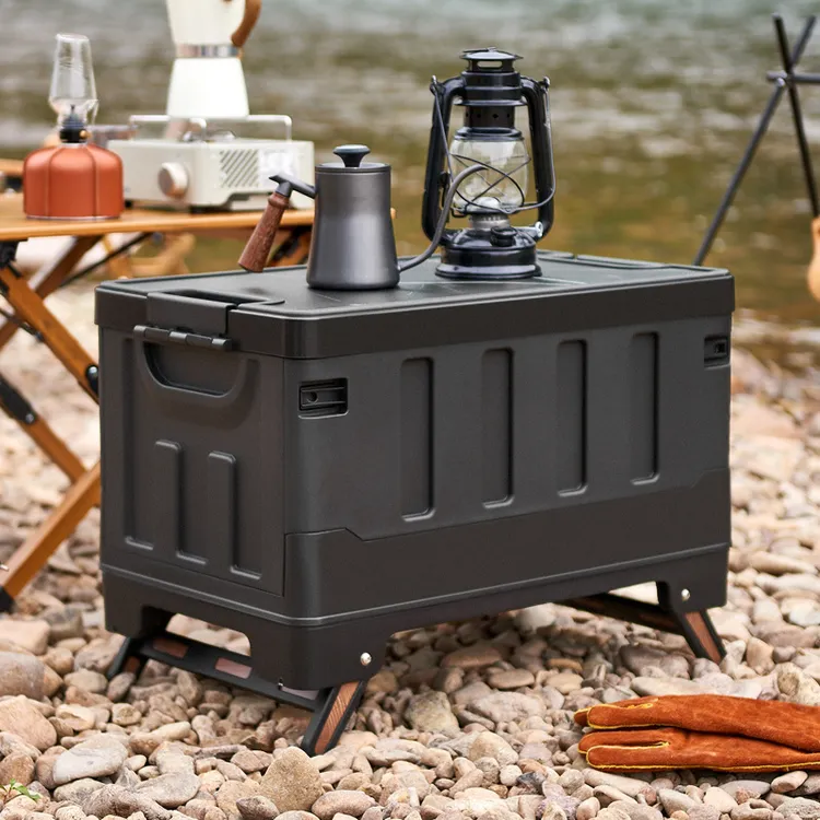 折叠箱收纳箱大号户外桌子多功能户外露营收纳箱便携桌子椅子
