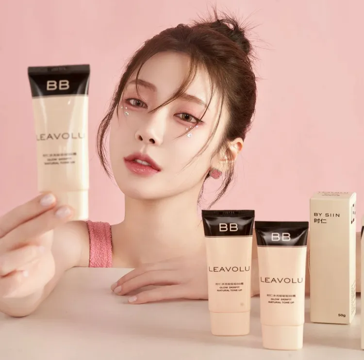 LEAVOLU 时仁水光哒哒哒BB霜 遮瑕水光定妆 轻薄贴肤自然透亮