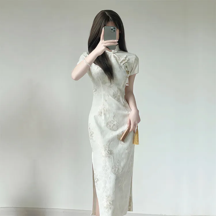 【汀玥苓旗袍】2025年新款改良日常新中式清冷感夏季女款连衣裙