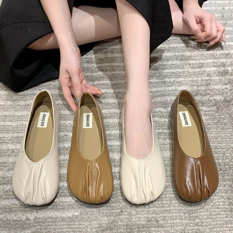 奶奶鞋女平底新款韩版百搭孕妇鞋防滑软底单鞋玛丽珍潮款女鞋夏季