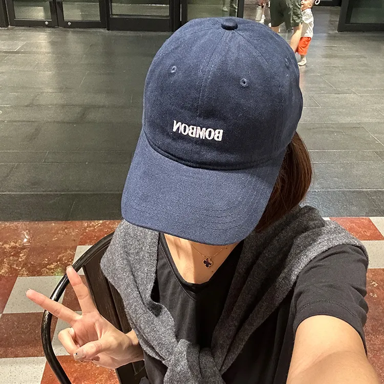 【24宽帽檐磨毛棒球帽】韩版棒球帽子男女显脸小百搭软顶鸭舌帽女