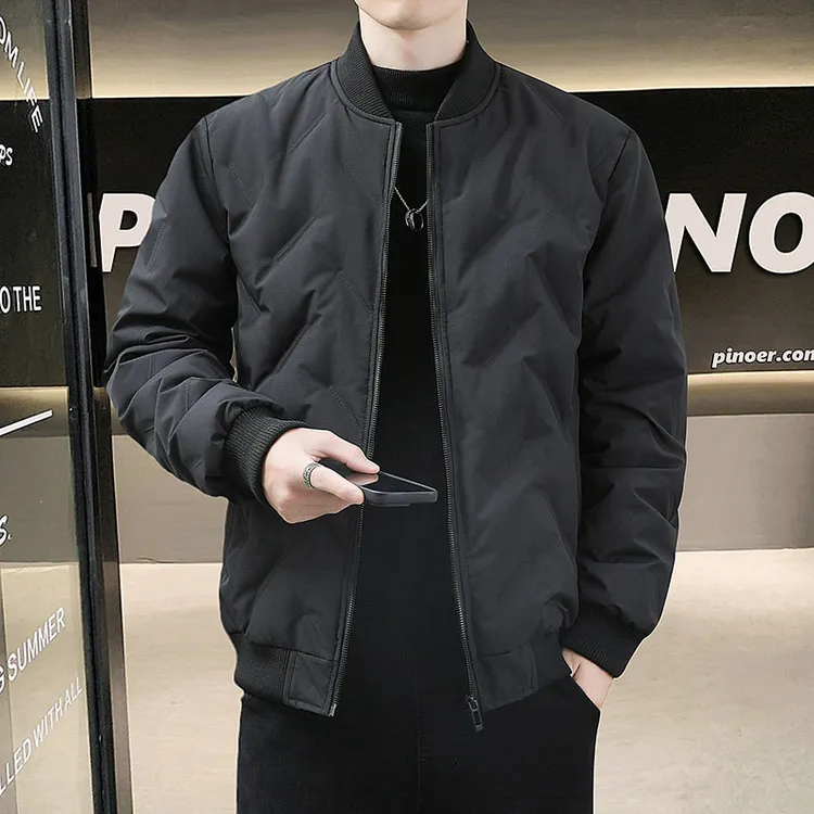 棉衣男立领冬季运动户外男士棉服男加绒加厚加棉防寒服保暖外套